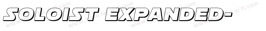 Soloist Expanded字体转换